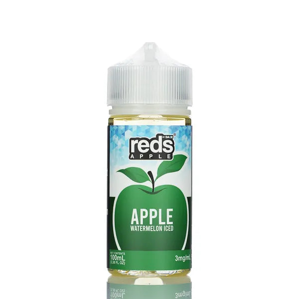 7 Daze - Reds Apple ICED eJuice Watermelon - 100ml - Black Coral